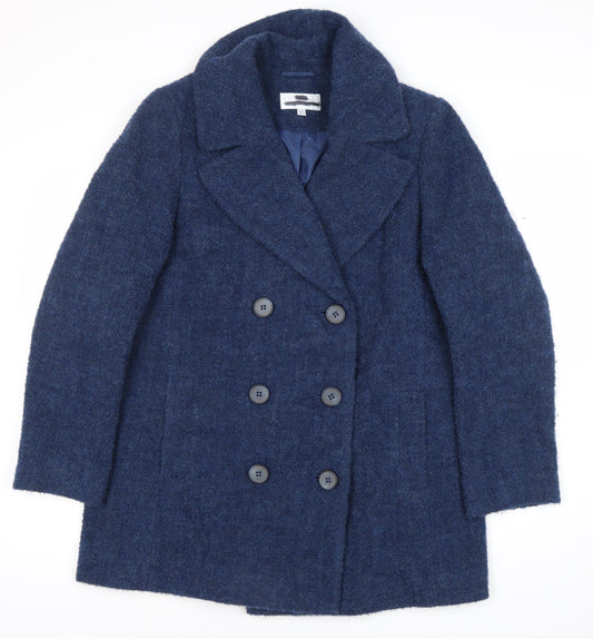 Cotswold Collections Women's Blue Pea Coat Size 14