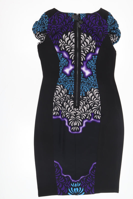 Marks and Spencer Women's Black Bodycon Dress, Size 12