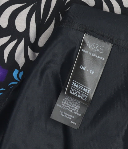 Marks and Spencer Women's Black Bodycon Dress, Size 12