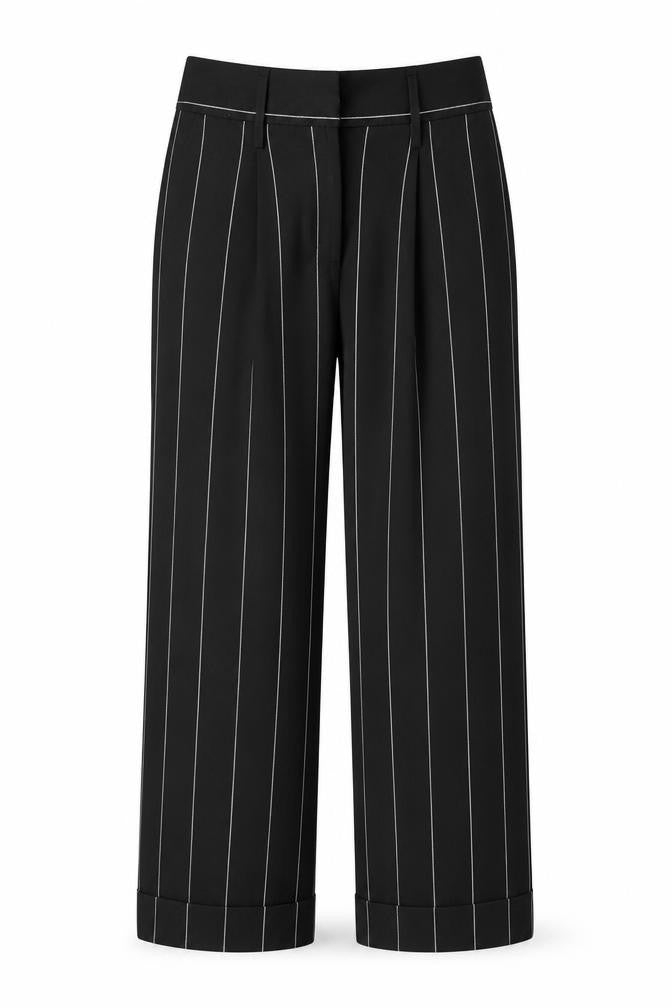 Womens UK Size 10 Marks and Spencer Regular Fit Business Workwear Black Trousers