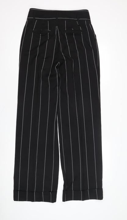 Womens UK Size 10 Marks and Spencer Regular Fit Business Workwear Black Trousers