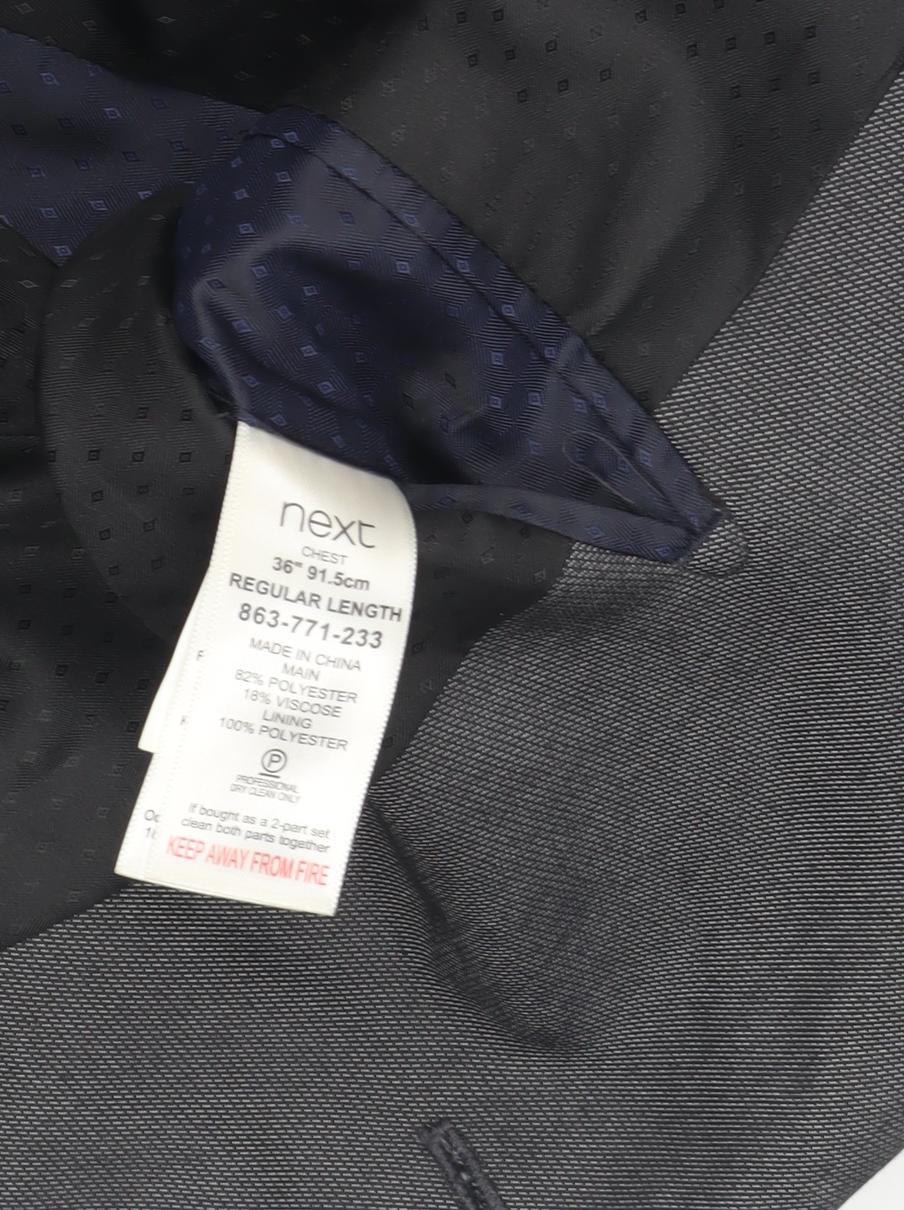 Mens UK Size 36 NEXT  Grey Suit Jacket