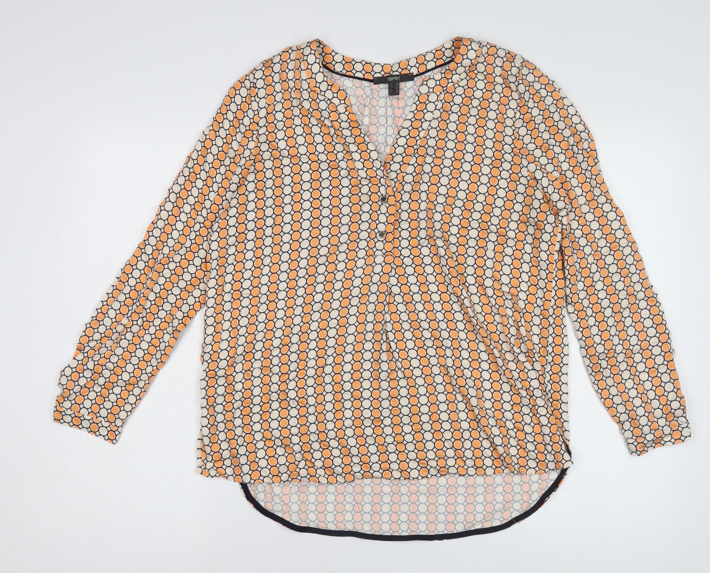 Esprit Women's Multicoloured Geometric Blouse M