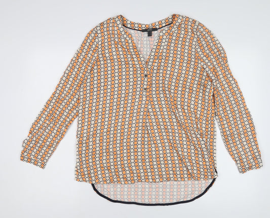 Esprit Women's Multicoloured Geometric Blouse M