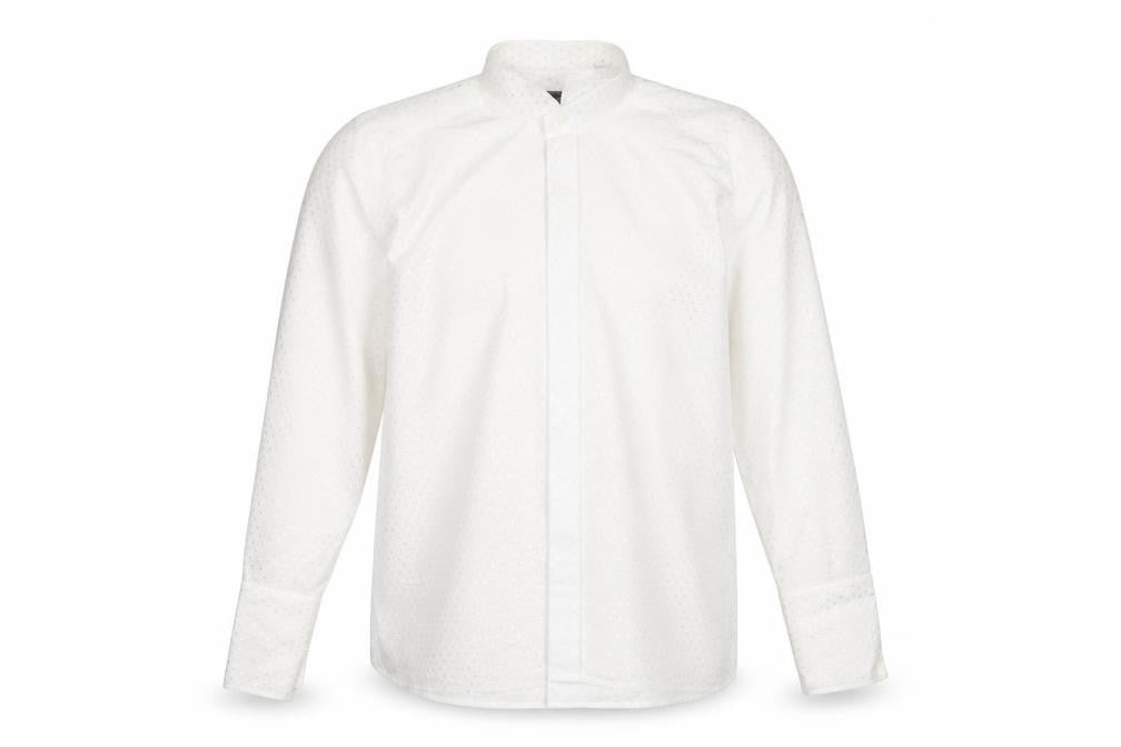 Mens UK Collar Size 15.5 Peter England Smart White  Dress Shirt