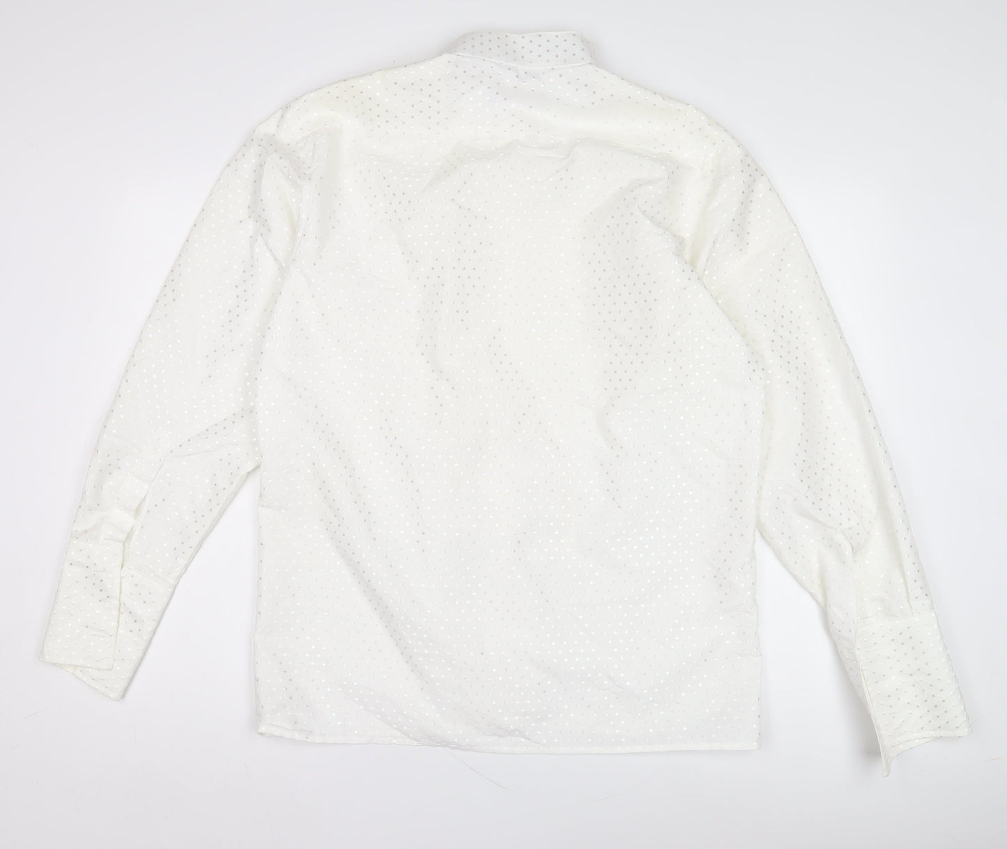 Mens UK Collar Size 15.5 Peter England Smart White  Dress Shirt