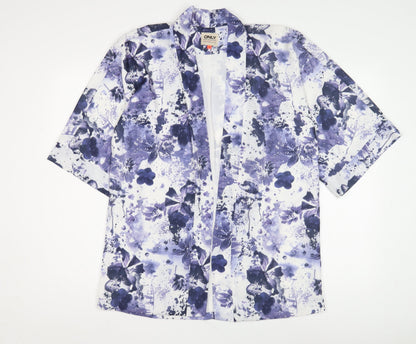 Womens UK Size 12 Only Multicoloured Kimono Coat