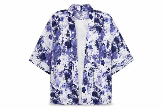 Womens UK Size 12 Only Multicoloured Kimono Coat