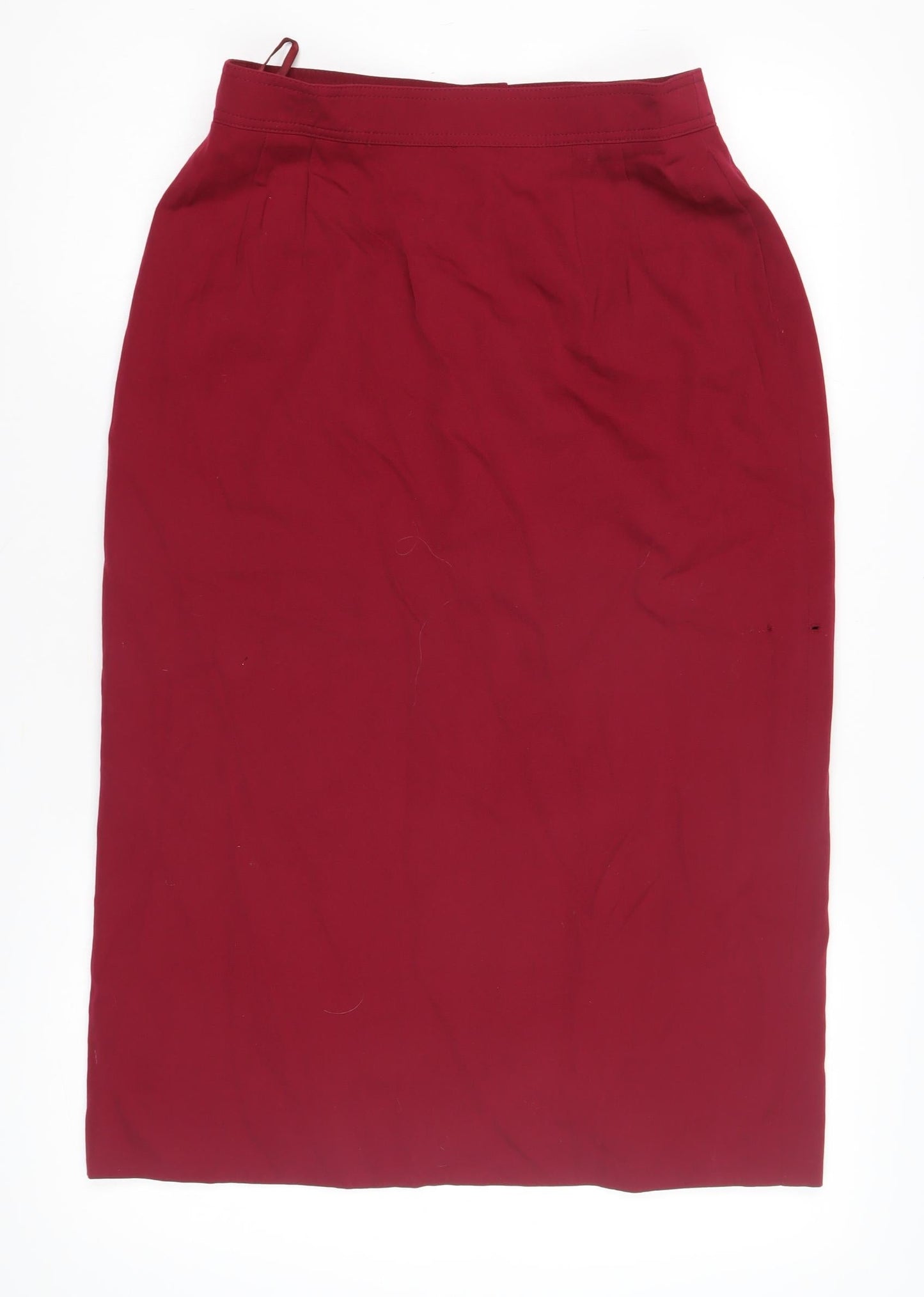 Louis Féraud Women's Red Pencil Skirt Size 16