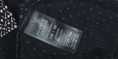Marks and Spencer Women's Black Wrap Dress Size 10