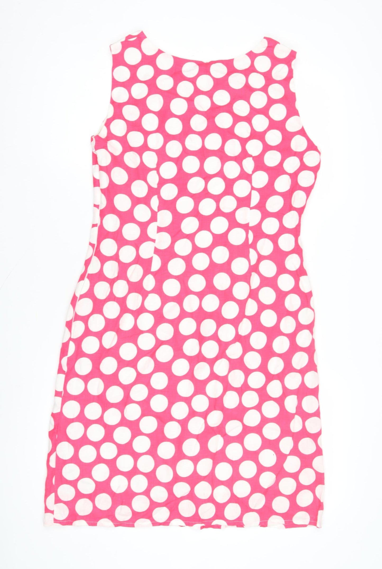 Per Una Women’s Pink Polka Dot Ruffle Dress Size 12