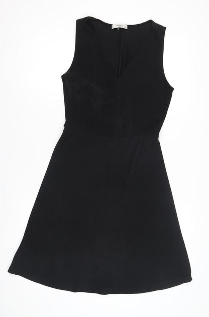Mango Women's Black A-Line Dress Size 8