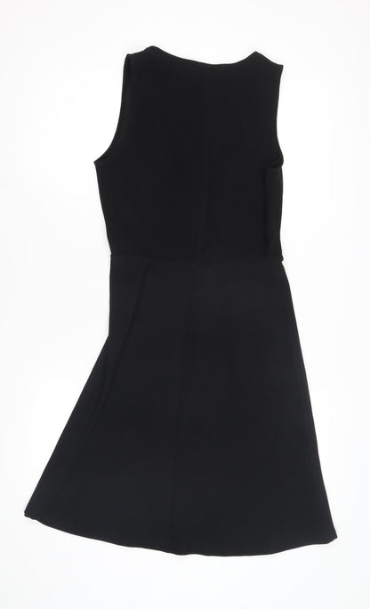 Mango Women's Black A-Line Dress Size 8