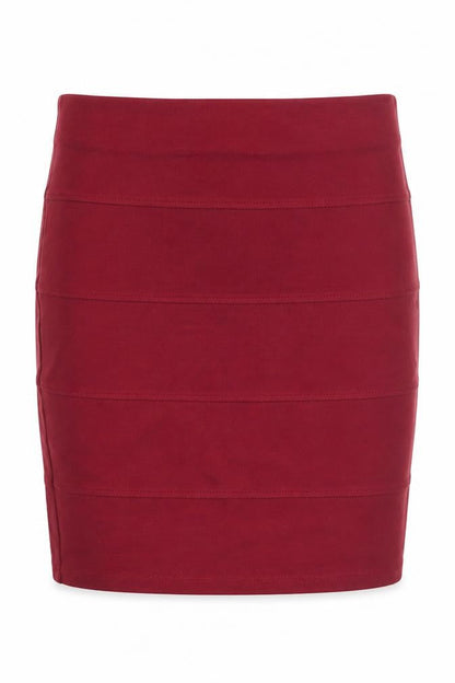Marks and Spencer Red Bandage Skirt - UK Size 8