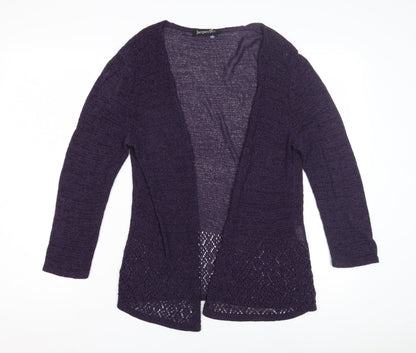 Womens UK Size M Jacques Vert Purple Cardigan Jumper