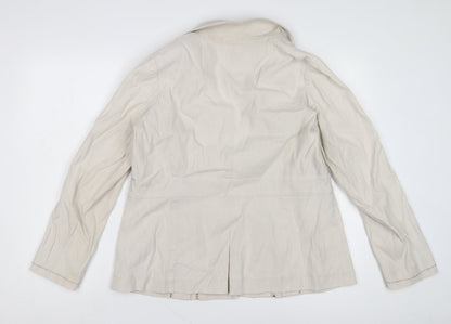 Per Una Women's Beige Blazer Size 18 Casual