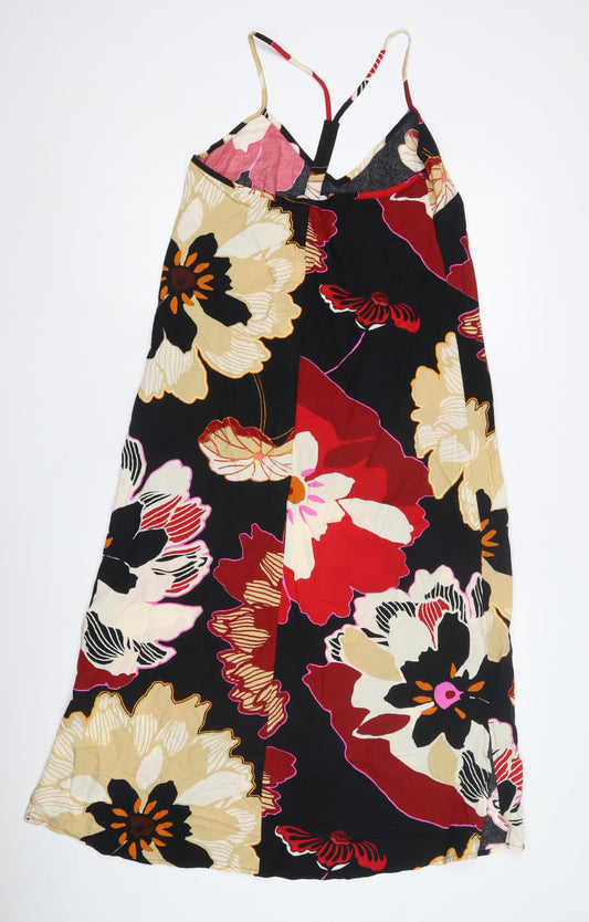 Next Women's Multicoloured Floral Slip Dress, Size 12