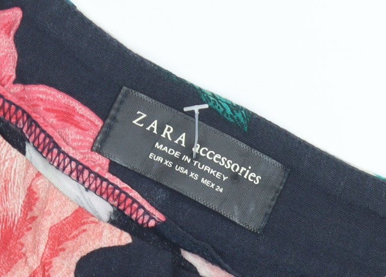Zara Women's Multicoloured Floral Shorts Size 6