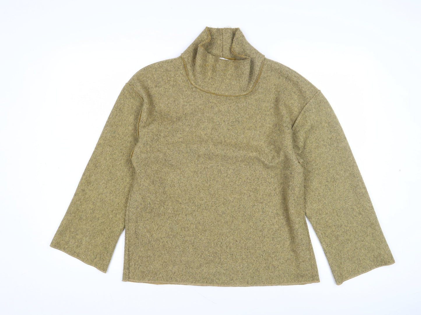Womens UK Size S Zara Beige Pullover Jumper