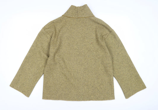 Womens UK Size S Zara Beige Pullover Jumper