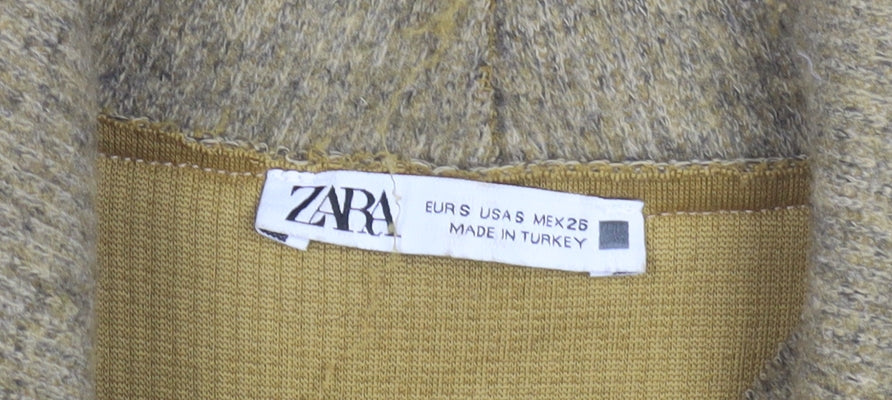 Womens UK Size S Zara Beige Pullover Jumper