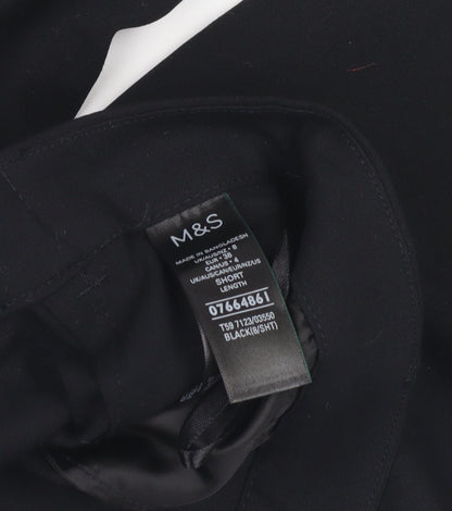 Womens UK Size 8 Marks and Spencer   Black Trousers