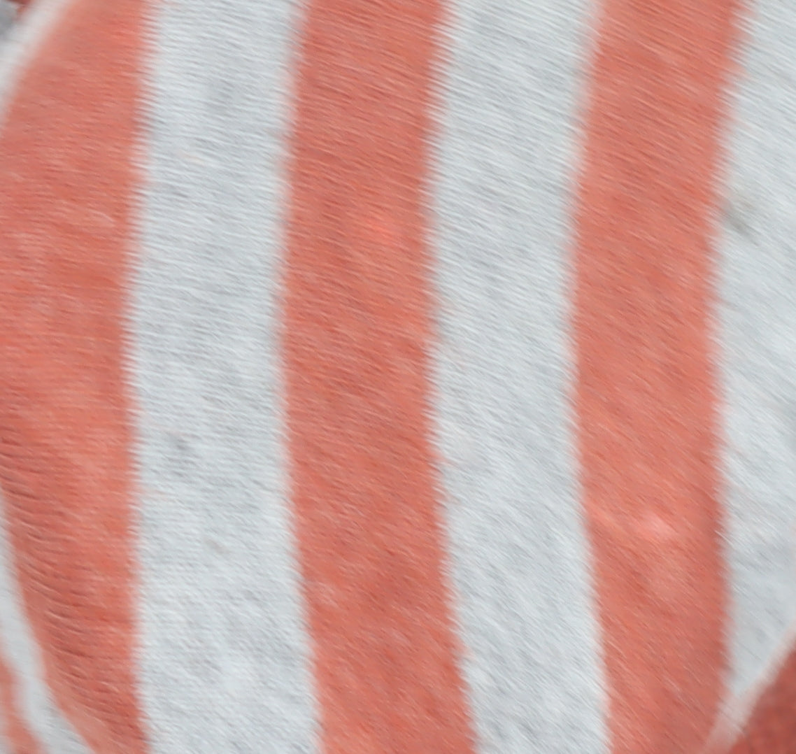 Next Men's Orange Stripe Pullover Jumper, Size 12