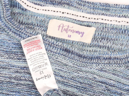 Autonomy Blue Crew Neck Women's Jumper, Size 12