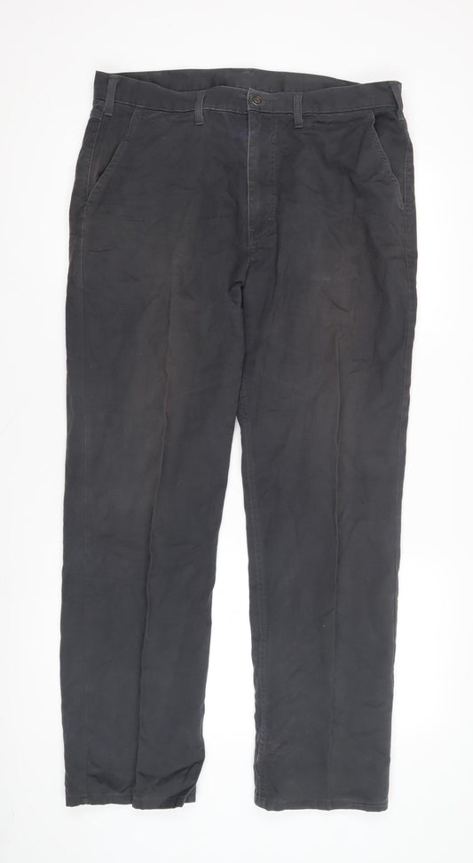 Marks and Spencer Men's Black Trousers 38W 31L