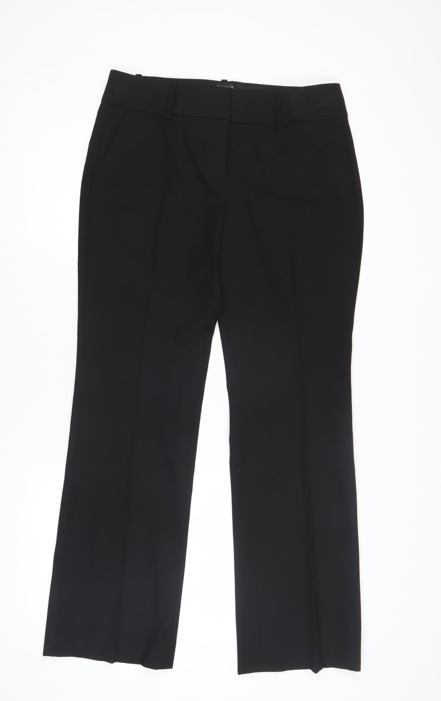 Womens UK Size 8 Slim Ann Taylor Slim Fit Business Black Trousers