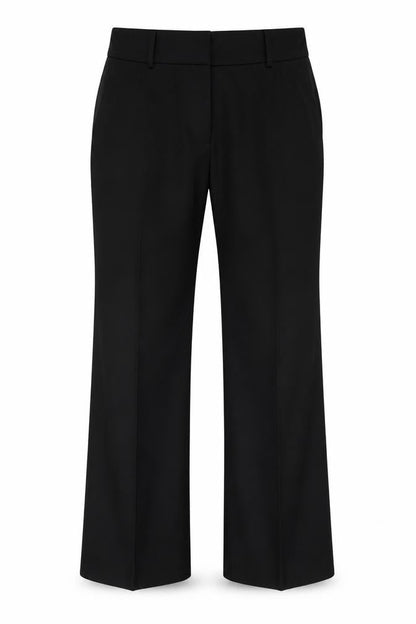 Womens UK Size 8 Slim Ann Taylor Slim Fit Business Black Trousers