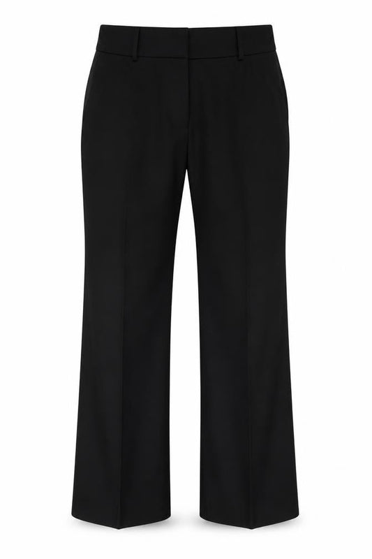 Womens UK Size 8 Slim Ann Taylor Slim Fit Business Black Trousers