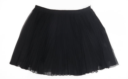 French Connection Women's Black Pleated Skirt Size 10