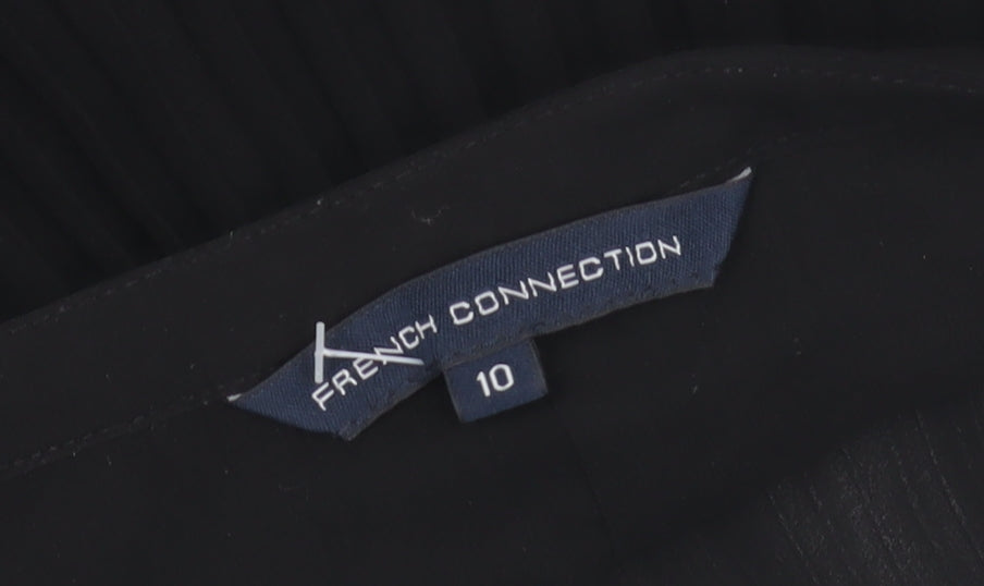 French Connection Women's Black Pleated Skirt Size 10