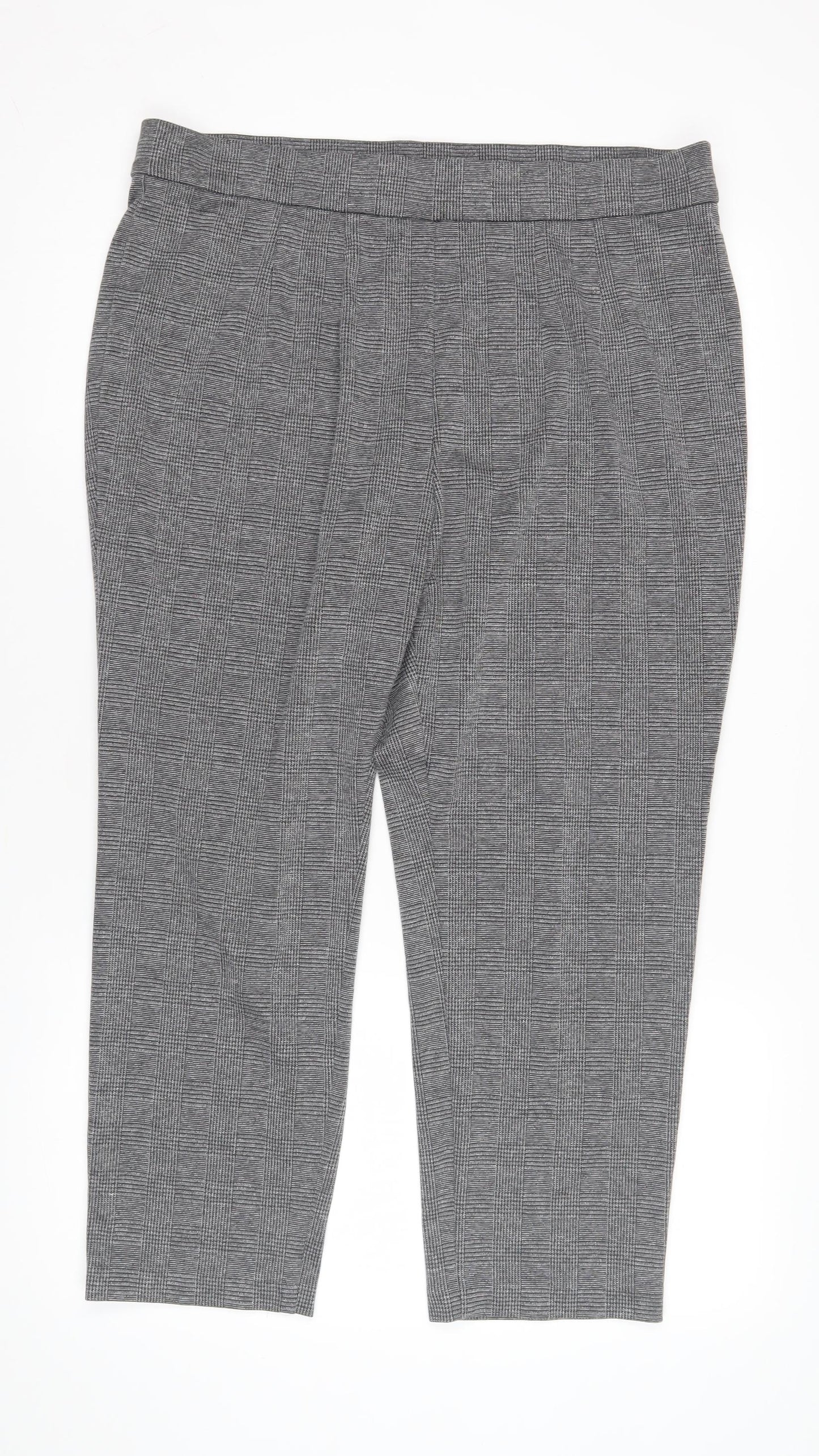 Womens UK Size 18 Marks and Spencer Regular Fit  Grey Trousers