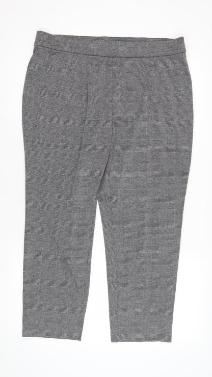 Womens UK Size 18 Marks and Spencer Regular Fit  Grey Trousers