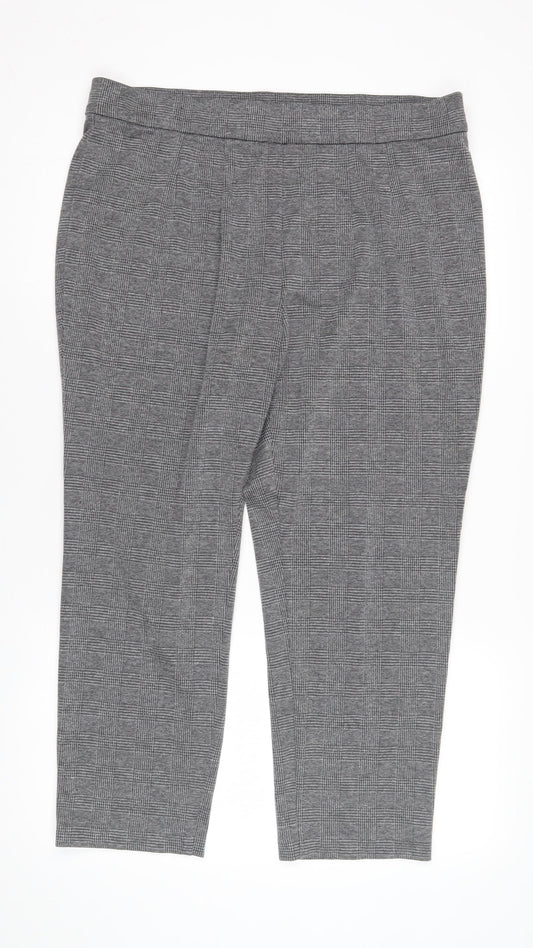 Womens UK Size 18 Marks and Spencer Regular Fit  Grey Trousers
