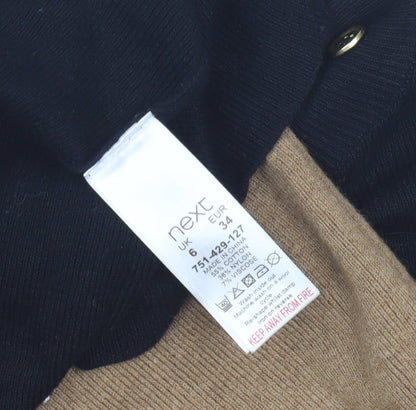 Womens UK Size 6 NEXT Multicoloured Pullover Jumper