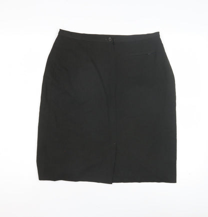 Next Women's Black Pencil Skirt, Size 14, Business
