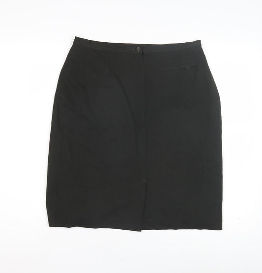 Next Women's Black Pencil Skirt, Size 14, Business