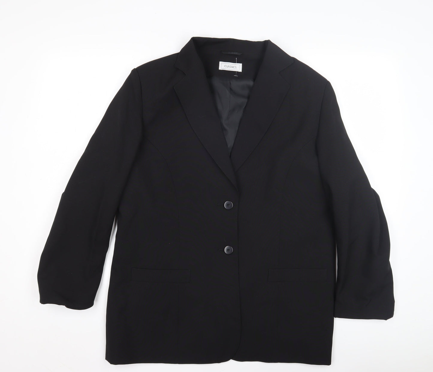 Classics Women's Black Blazer, Size 16, Business Casual