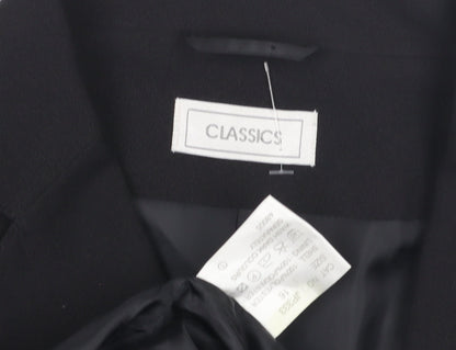 Classics Women's Black Blazer, Size 16, Business Casual