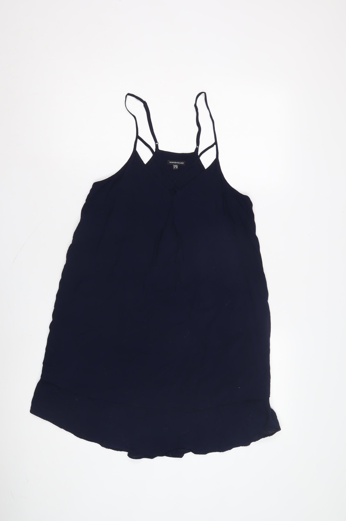 Womens UK Size 10 Warehouse Blue Camisole Tank