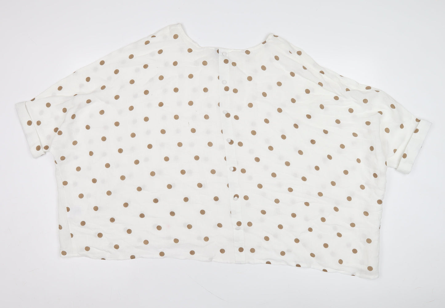 Womens UK Size 14 Izabel London White Basic Blouse