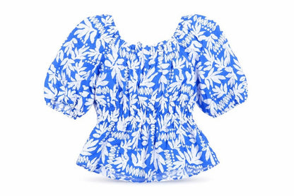 Womens UK Size 10 Marks and Spencer Blue Basic Blouse