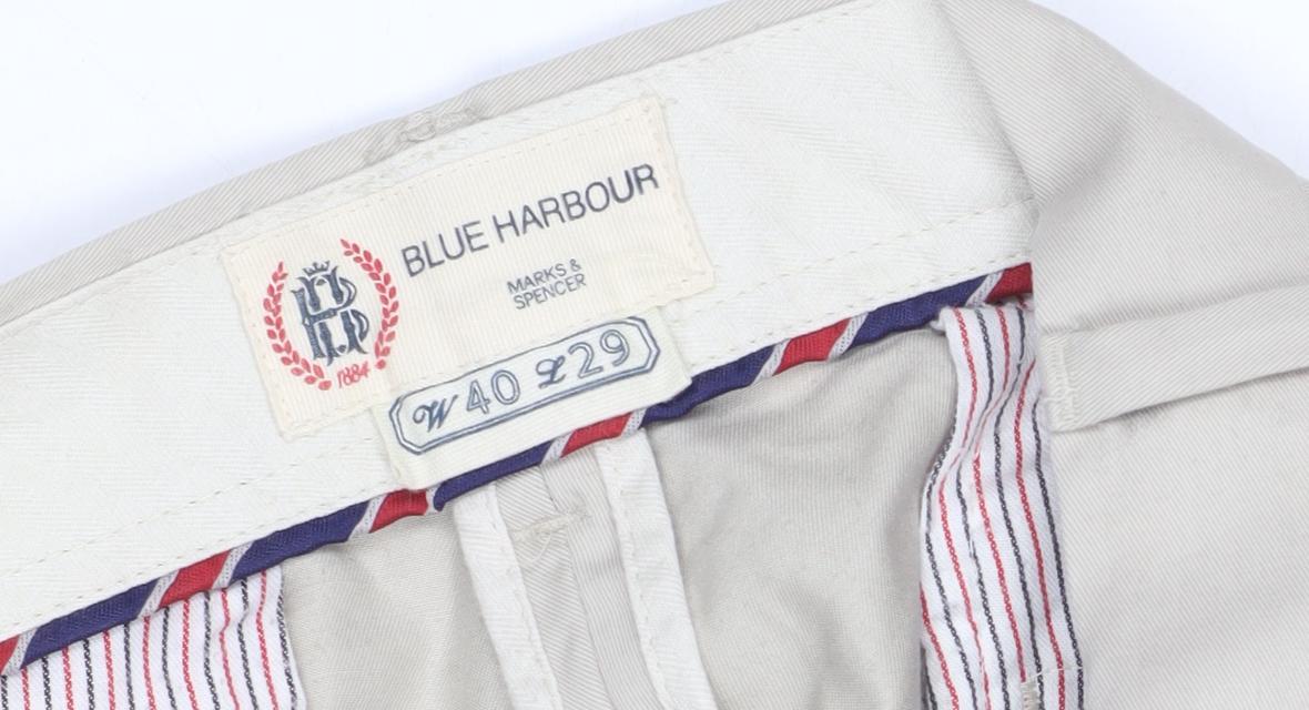 Marks and Spencer Beige Trousers Men’s Size 40