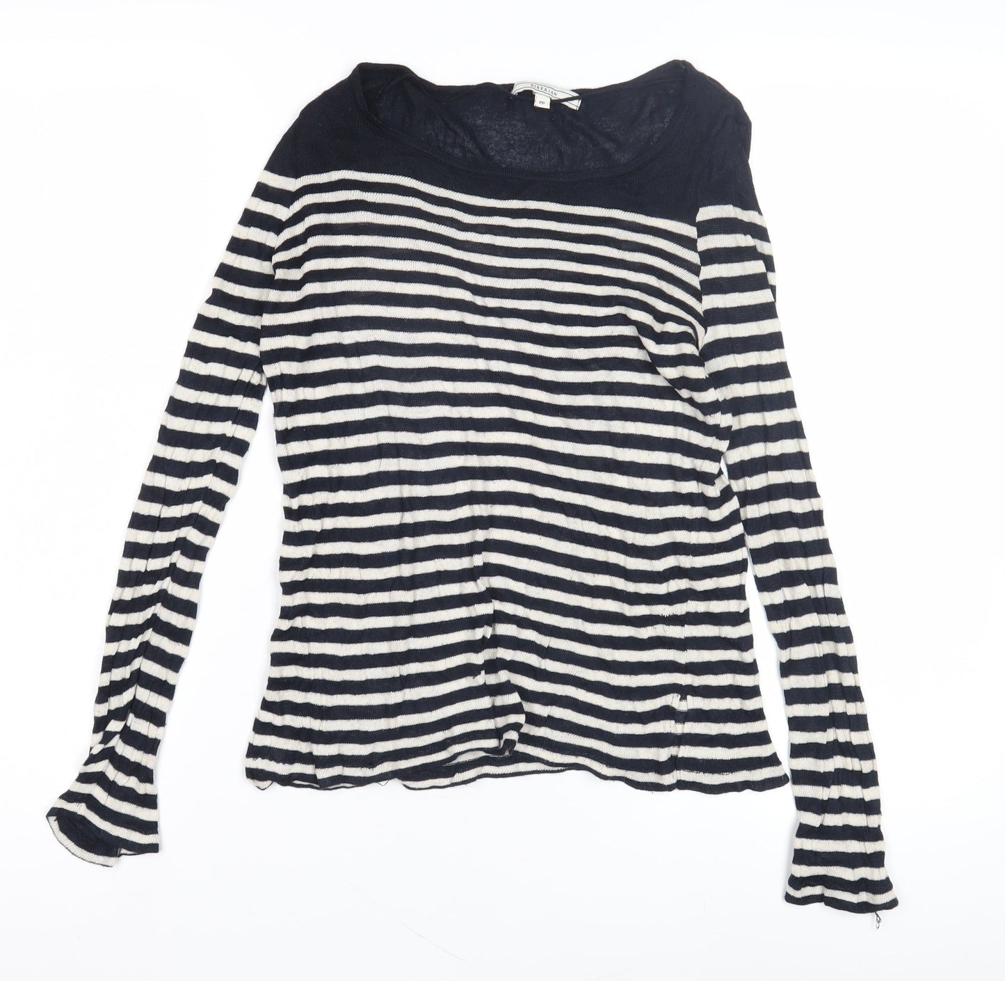 Siberian Women's Black Striped T-Shirt XS