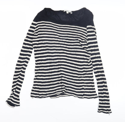 Siberian Women's Black Striped T-Shirt XS