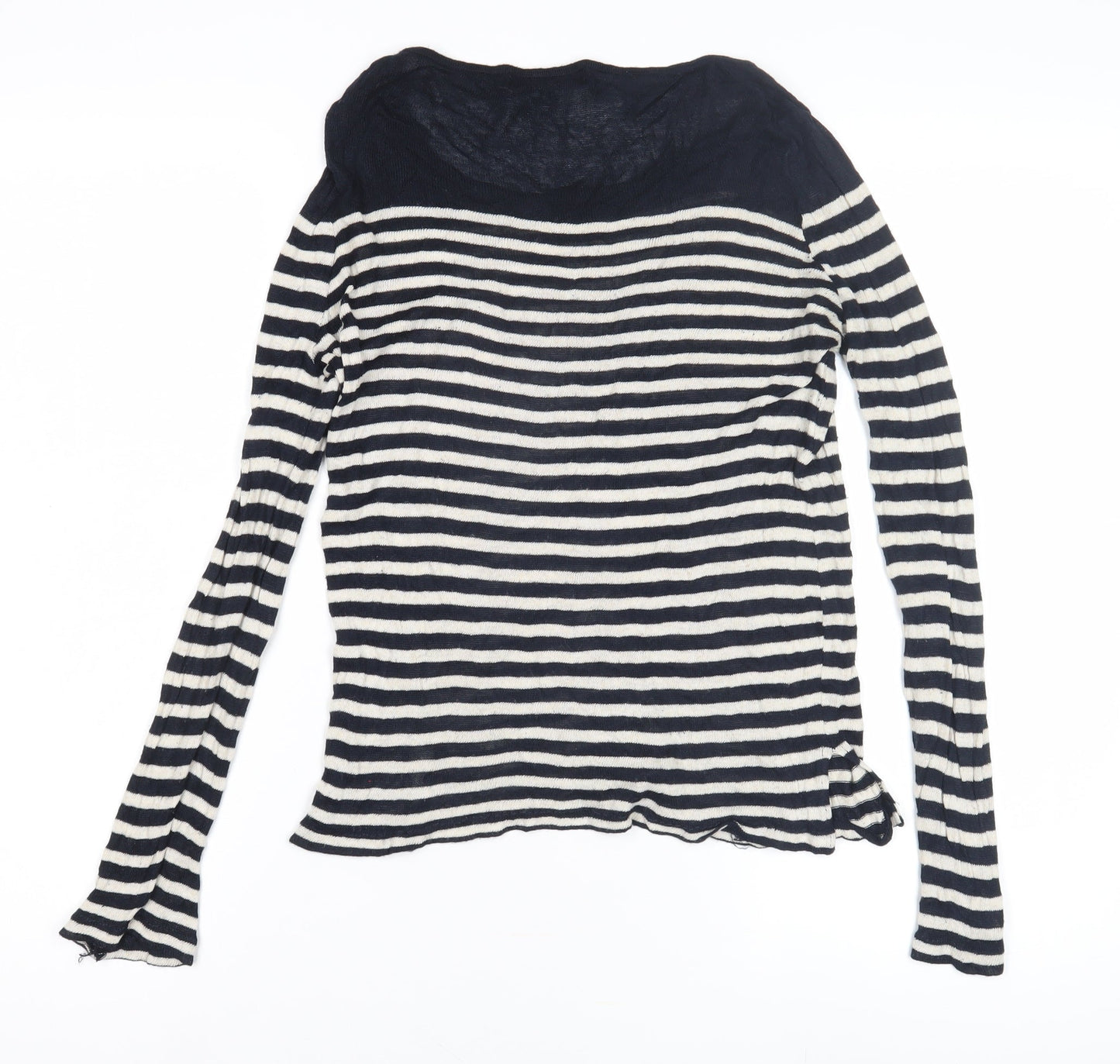 Siberian Women's Black Striped T-Shirt XS