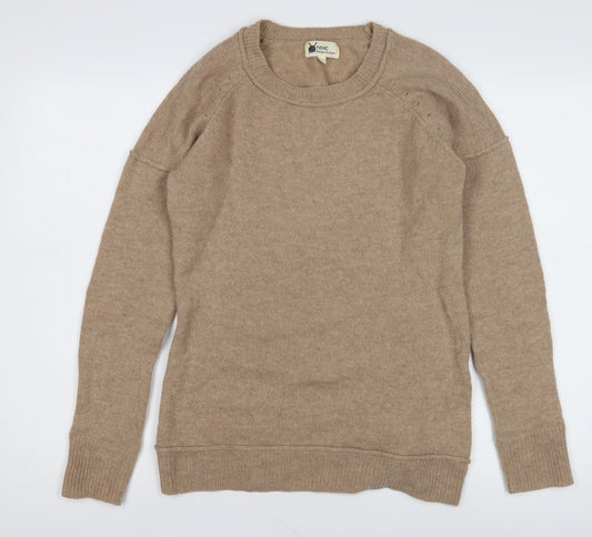 Womens UK Size 8 NEXT Beige Pullover Jumper